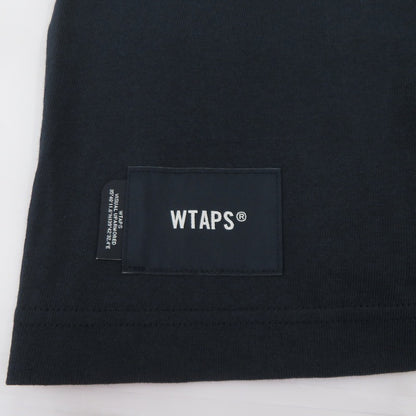 W)TAPS | ダブルタップス WTVUA / SS / COTTON 半袖Ｔシャツ 261ATDT-STM05S ネイビー サイズ：2【瀬戸大橋店】