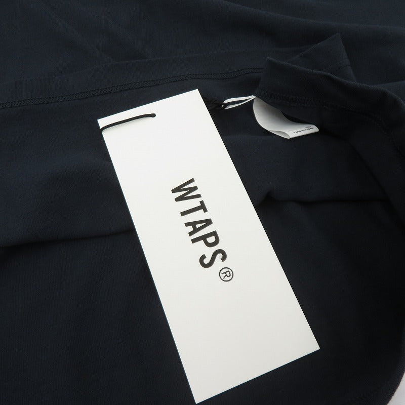 W)TAPS | ダブルタップス WTVUA / SS / COTTON 半袖Ｔシャツ 261ATDT-STM05S ネイビー サイズ：2【瀬戸大橋店】