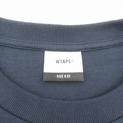 W)TAPS | ダブルタップス WTVUA / SS / COTTON 半袖Ｔシャツ 261ATDT-STM05S ネイビー サイズ：2【瀬戸大橋店】
