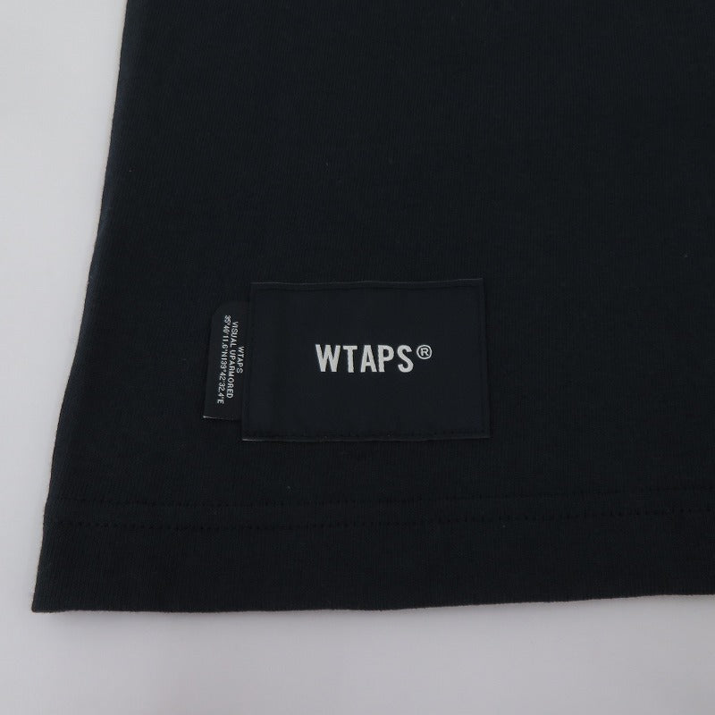 W)TAPS | ダブルタップス WTVUA / SS / COTTON 半袖Ｔシャツ 261ATDT-STM05S ネイビー サイズ：2【瀬戸大橋店】