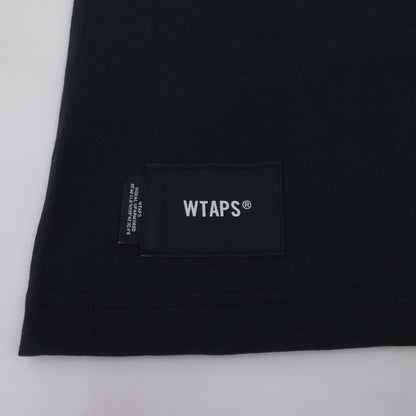 W)TAPS | ダブルタップス WTVUA / SS / COTTON 半袖Ｔシャツ 261ATDT-STM05S ネイビー サイズ：2【瀬戸大橋店】