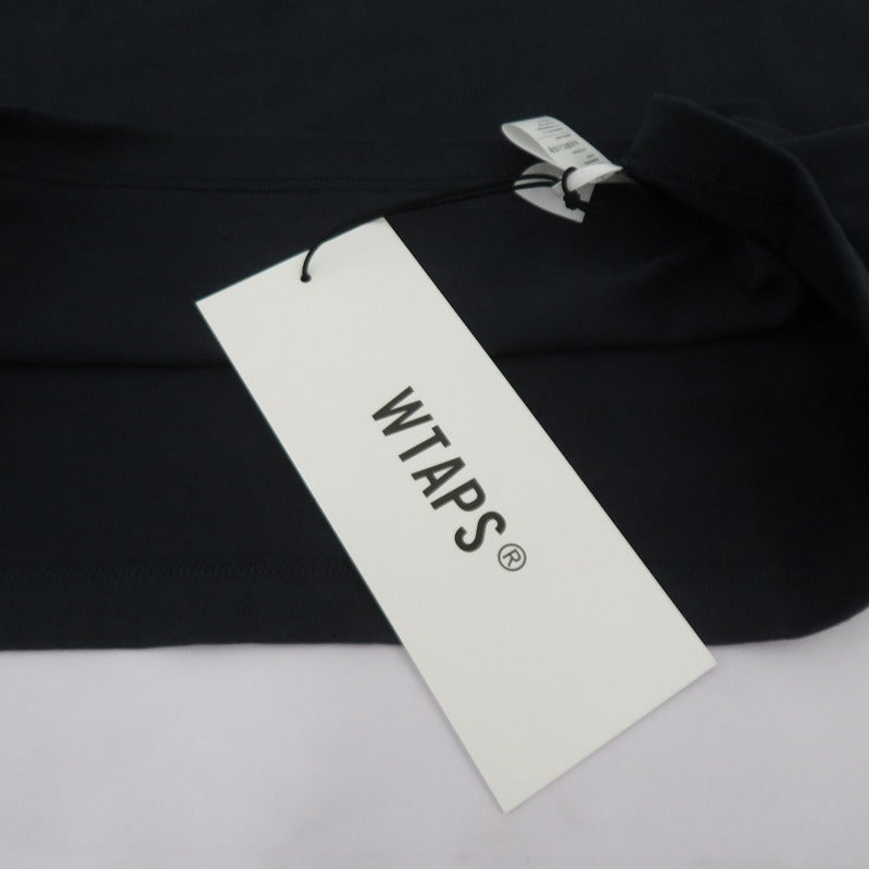 W)TAPS | ダブルタップス WTVUA / SS / COTTON 半袖Ｔシャツ 261ATDT-STM05S ネイビー サイズ：2【瀬戸大橋店】