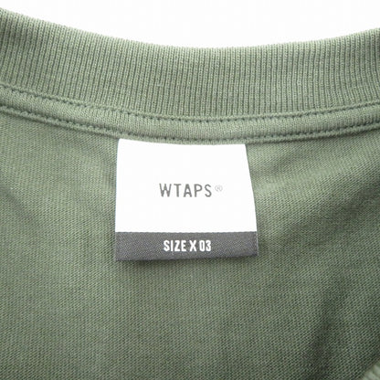 W)TAPS | ダブルタップス :///: / SS / COTTON 26ss 半袖Ｔシャツ 261ATDT-STM04S オリーブ サイズ：3【瀬戸大橋店】