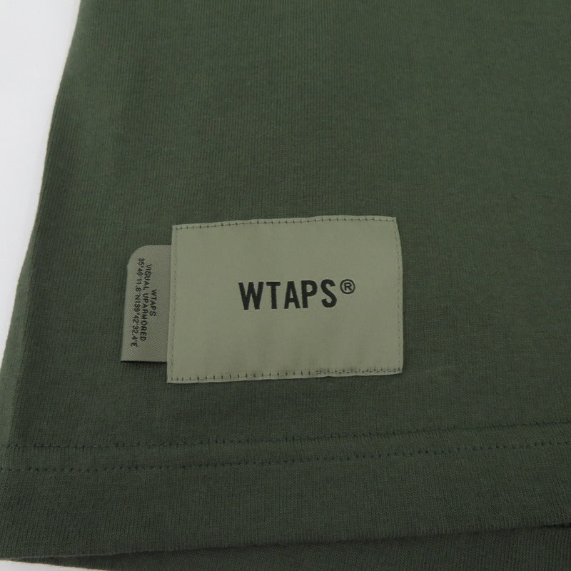 W)TAPS | ダブルタップス :///: / SS / COTTON 26ss 半袖Ｔシャツ 261ATDT-STM04S オリーブ サイズ：3【瀬戸大橋店】