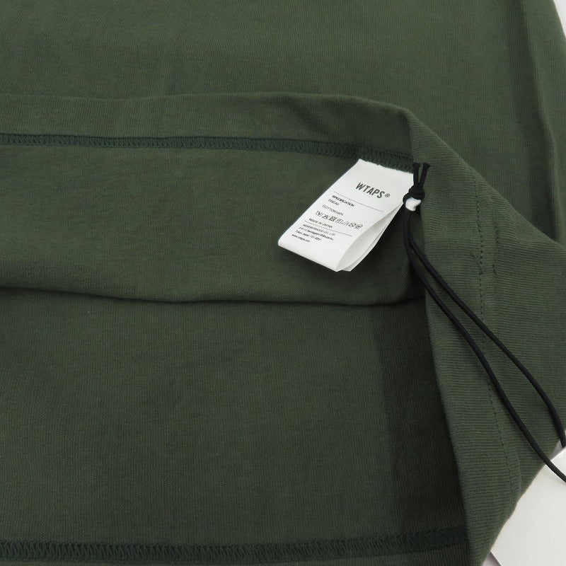 W)TAPS | ダブルタップス :///: / SS / COTTON 26ss 半袖Ｔシャツ 261ATDT-STM04S オリーブ サイズ：3【瀬戸大橋店】