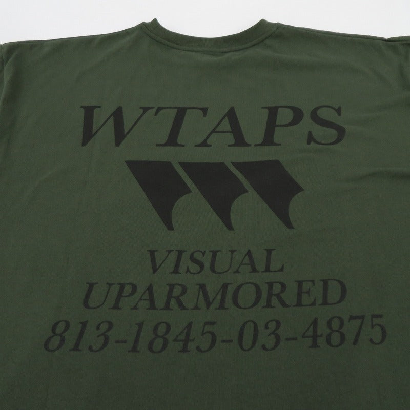 W)TAPS | ダブルタップス :///: / SS / COTTON 26ss 半袖Ｔシャツ 261ATDT-STM04S オリーブ サイズ：3【瀬戸大橋店】
