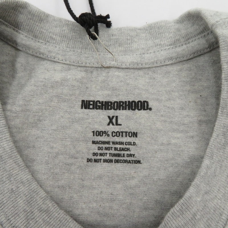 NEIGHBORHOOD | ネイバーフッド NH . TEE SS-8 26ss 半袖Ｔシャツ 261PCNH-ST08 グレー サイズ：XL【瀬戸大橋店】