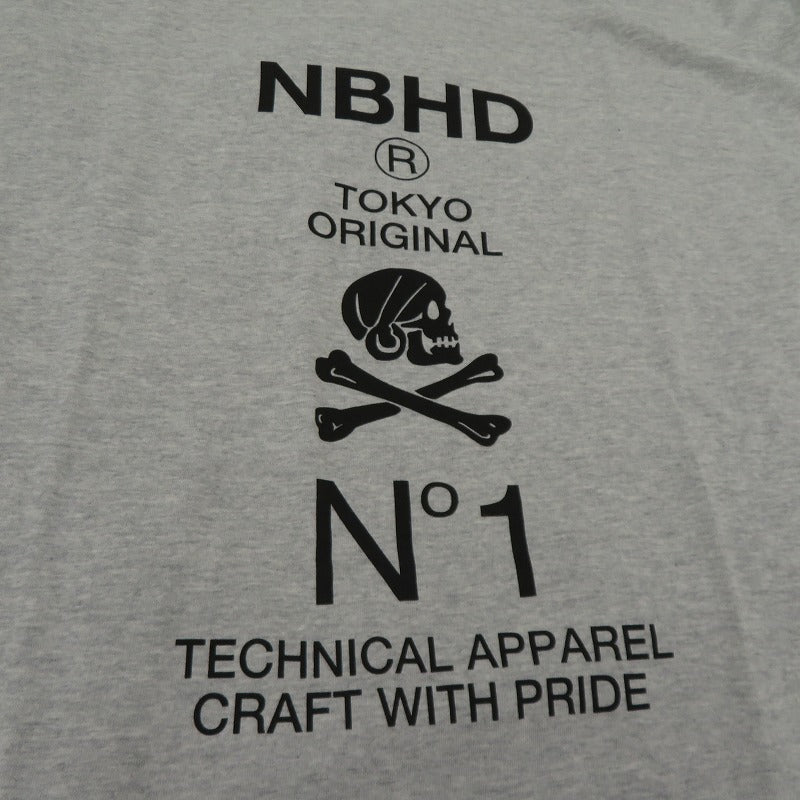 NEIGHBORHOOD | ネイバーフッド NH . TEE SS-8 26ss 半袖Ｔシャツ 261PCNH-ST08 グレー サイズ：XL【瀬戸大橋店】
