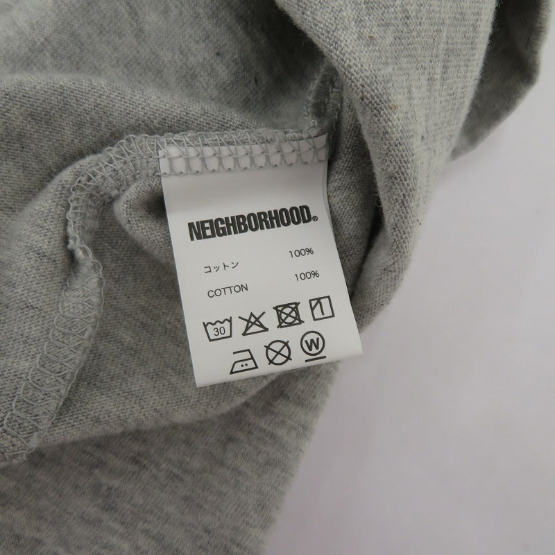 NEIGHBORHOOD | ネイバーフッド NH . TEE SS-8 26ss 半袖Ｔシャツ 261PCNH-ST08 グレー サイズ：XL【瀬戸大橋店】