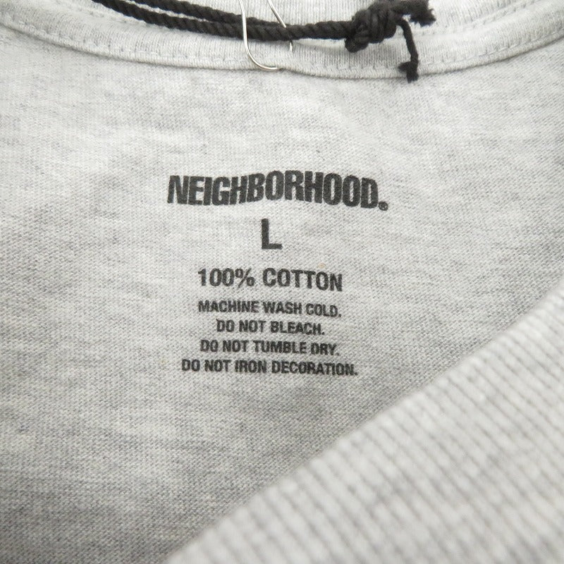 NEIGHBORHOOD | ネイバーフッド NH . TEE SS-8 26ss 半袖Ｔシャツ 261PCNH-ST08 グレー サイズ：L【瀬戸大橋店】