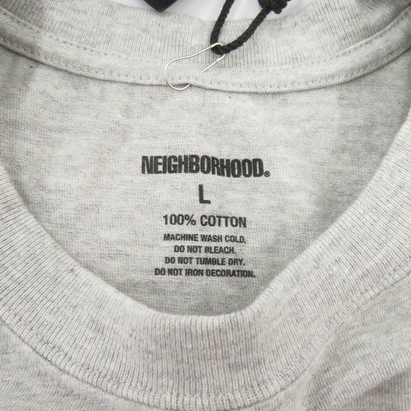 NEIGHBORHOOD | ネイバーフッド NH . TEE SS-8 半袖Ｔシャツ 261PCNH-ST08 グレー サイズ：L【瀬戸大橋店】