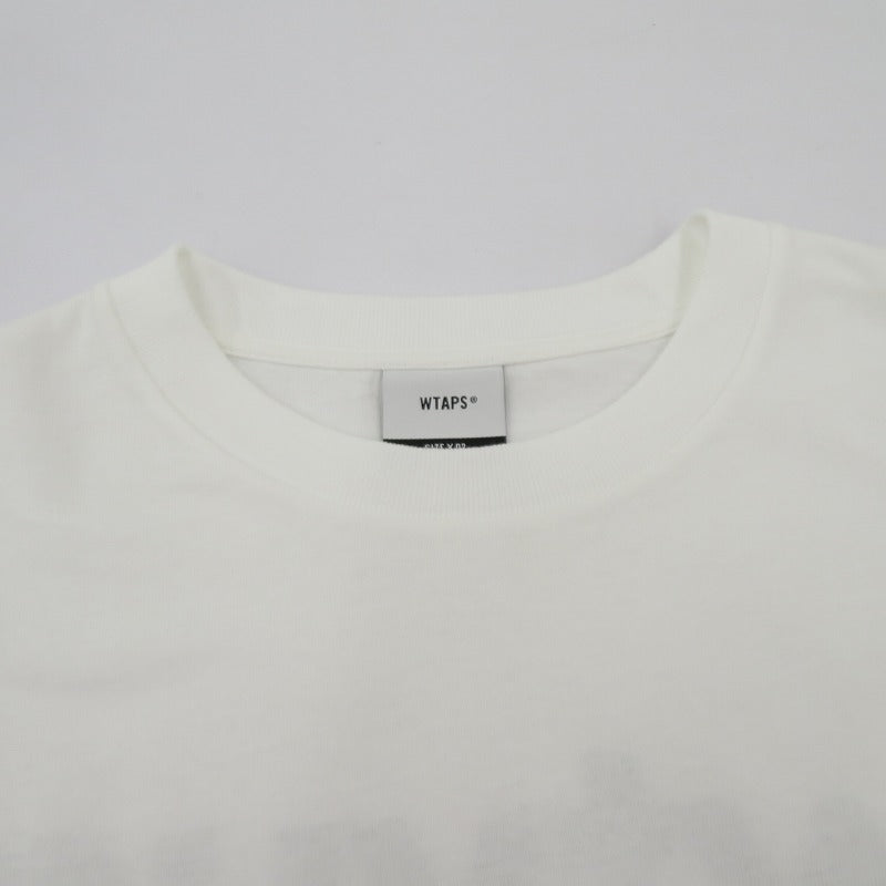 W)TAPS | ダブルタップス WTVUA / SS / COTTON 26SS 半袖Ｔシャツ 261ATDT-STM05S ホワイト サイズ：2【瀬戸大橋店】
