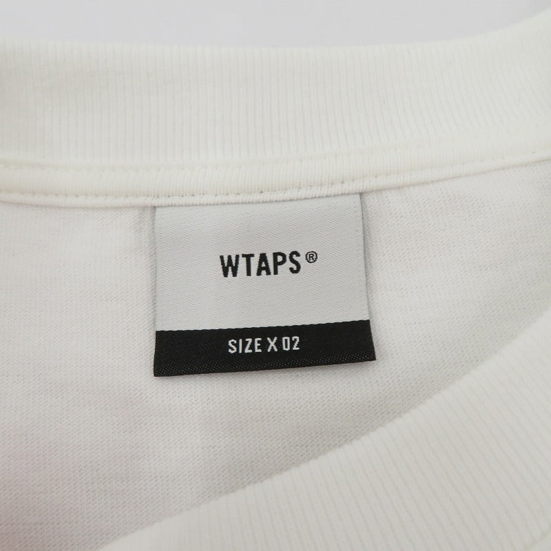 W)TAPS | ダブルタップス WTVUA / SS / COTTON 26SS 半袖Ｔシャツ 261ATDT-STM05S ホワイト サイズ：2【瀬戸大橋店】