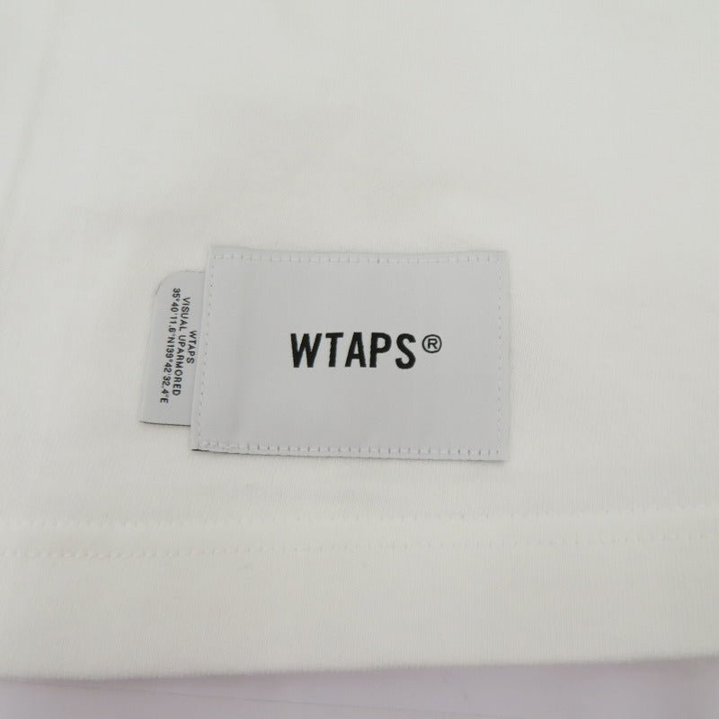 W)TAPS | ダブルタップス WTVUA / SS / COTTON 26SS 半袖Ｔシャツ 261ATDT-STM05S ホワイト サイズ：2【瀬戸大橋店】