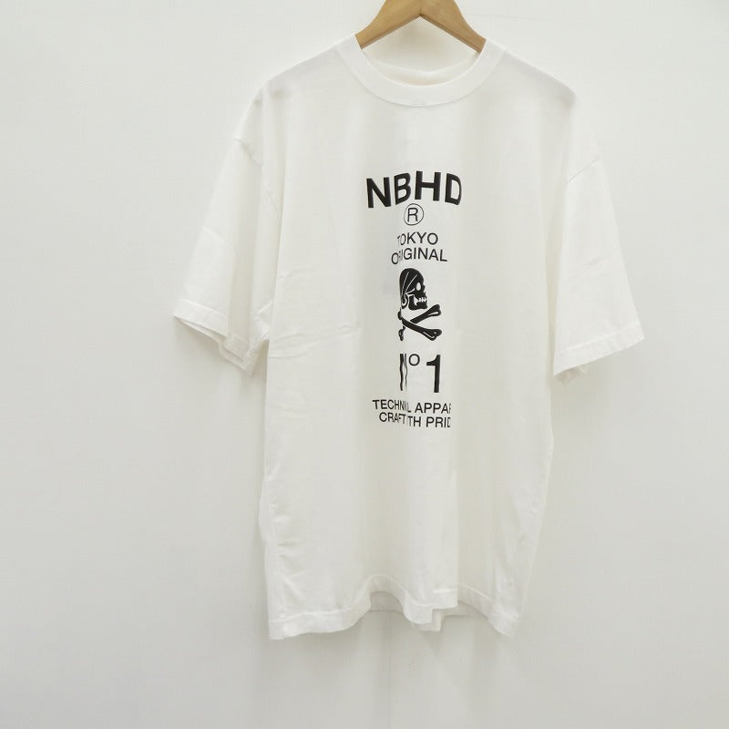 NEIGHBORHOOD | ネイバーフッド NH . TEE SS-8 26ss 半袖Ｔシャツ 261PCNH-ST08 ホワイト サイズ：L【瀬戸大橋店】