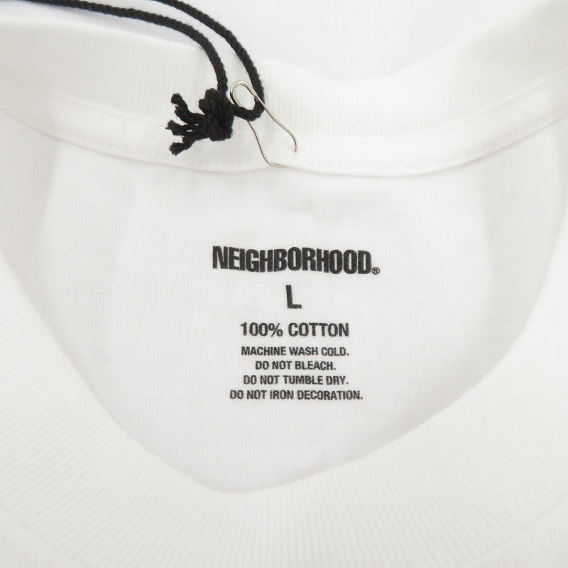 NEIGHBORHOOD | ネイバーフッド NH . TEE SS-8 26ss 半袖Ｔシャツ 261PCNH-ST08 ホワイト サイズ：L【瀬戸大橋店】
