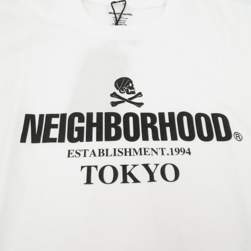 NEIGHBORHOOD | ネイバーフッド NH 251 SPOT . TEE SS-4 25ss 半袖Ｔシャツ 251PCNH-ST09S ホワイト サイズ：XL【瀬戸大橋店】