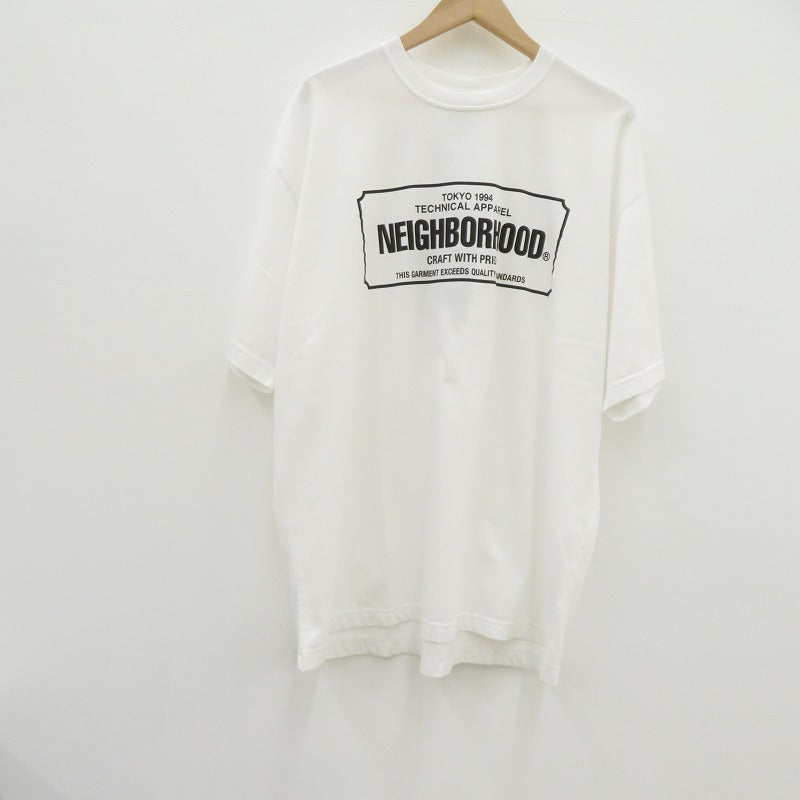 NEIGHBORHOOD | ネイバーフッド NH 251 SPOT . TEE SS-8 25ss 半袖Ｔシャツ 251PCNH-ST13S ホワイト サイズ：XL【瀬戸大橋店】