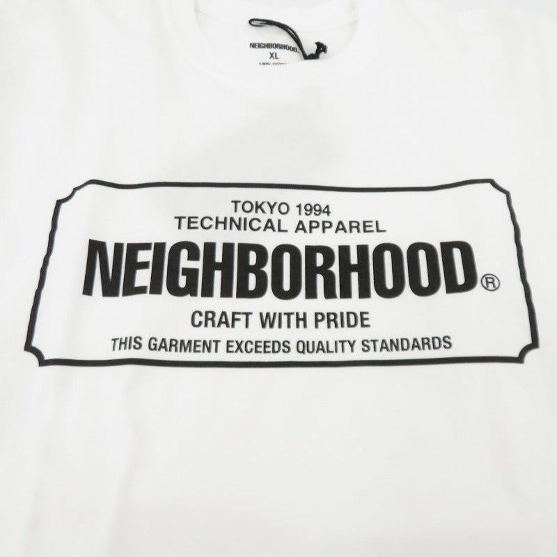 NEIGHBORHOOD | ネイバーフッド NH 251 SPOT . TEE SS-8 25ss 半袖Ｔシャツ 251PCNH-ST13S ホワイト サイズ：XL【瀬戸大橋店】