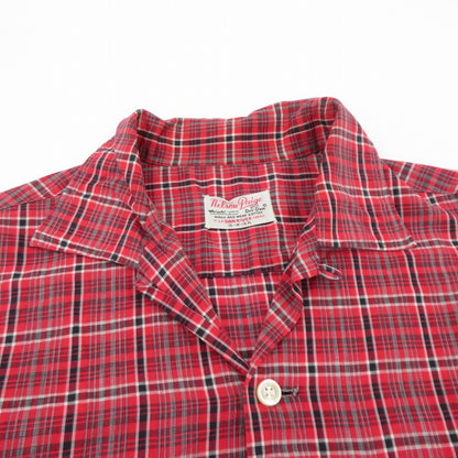 dan river 60'S 長袖シャツ レッド サイズ：M【瀬戸大橋店】