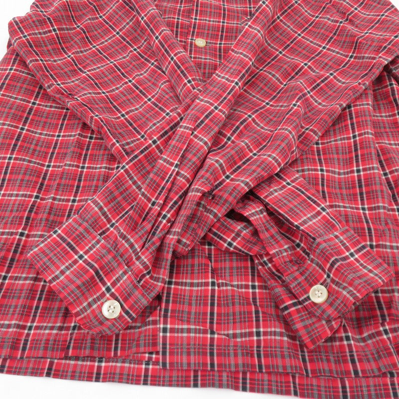 dan river 60'S 長袖シャツ レッド サイズ：M【瀬戸大橋店】