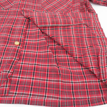 dan river 60'S 長袖シャツ レッド サイズ：M【瀬戸大橋店】