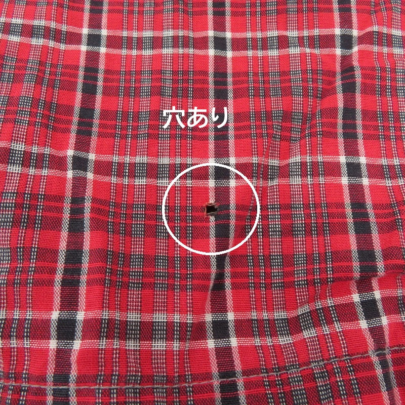 dan river 60'S 長袖シャツ レッド サイズ：M【瀬戸大橋店】