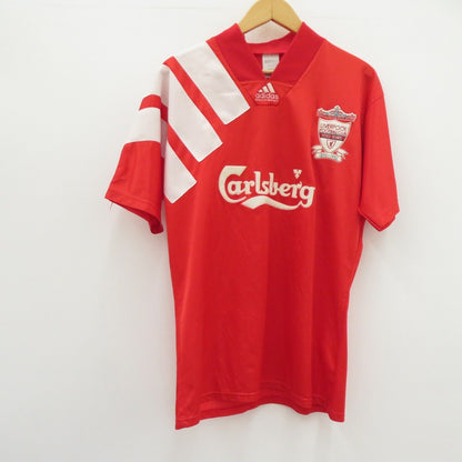 adidas | アディダス Liverpool Centenary Home Shirt ゲームシャツ 半袖シャツ サイズ:38-40 レッド【瀬戸大橋店】