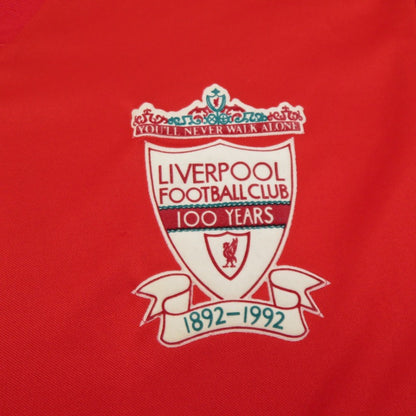 adidas | アディダス Liverpool Centenary Home Shirt ゲームシャツ 半袖シャツ サイズ:38-40 レッド【瀬戸大橋店】