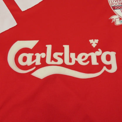adidas | アディダス Liverpool Centenary Home Shirt ゲームシャツ 半袖シャツ サイズ:38-40 レッド【瀬戸大橋店】