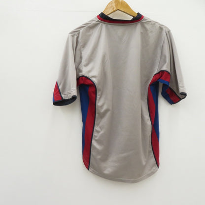 NIKE | ナイキ FCバルセロナ アウェイユニフォーム ゲームシャツ 半袖シャツ グレー サイズ：S【瀬戸大橋店】
