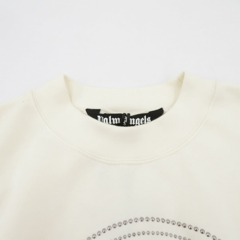 Palm Angels | パームエンジェルス 24SS スウェット PMBA074R24FLE010 ホワイト サイズ：XL【瀬戸大橋店】