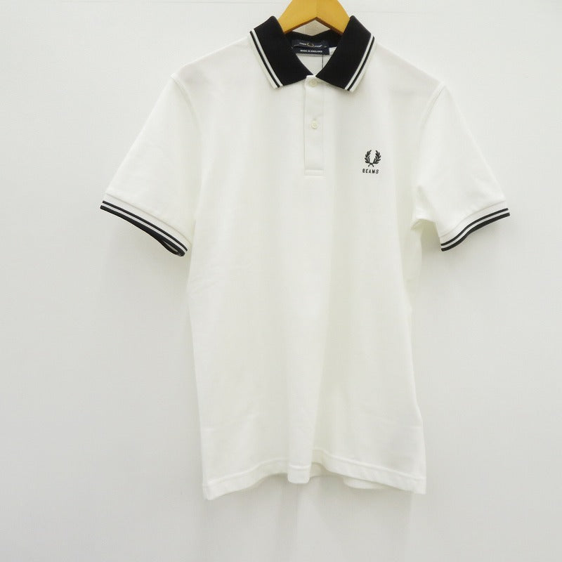 FRED PERRY | フレッドペリー × BEAMS M12 ポロシャツ 11-02-0583-060 ホワイト サイズ：40【瀬戸大橋店】