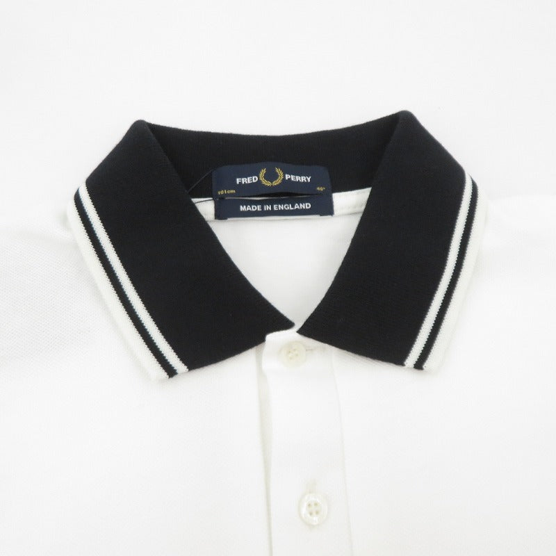 FRED PERRY | フレッドペリー × BEAMS M12 ポロシャツ 11-02-0583-060 ホワイト サイズ：40【瀬戸大橋店】