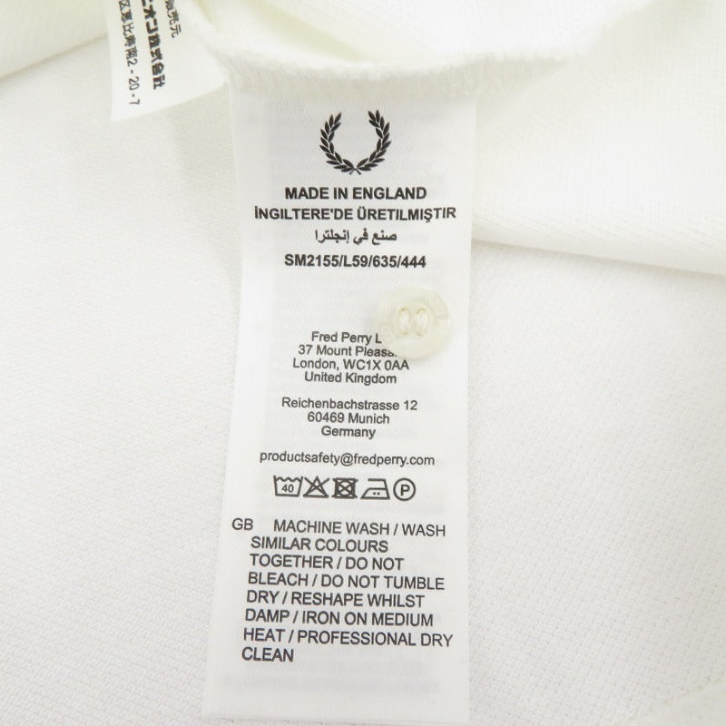 FRED PERRY | フレッドペリー × BEAMS M12 ポロシャツ 11-02-0583-060 ホワイト サイズ：40【瀬戸大橋店】