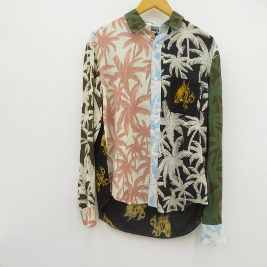 Palm Angels | パームエンジェルス 24SS 長袖シャツ PMGE029R24FAB001 マルチカラー サイズ：44【瀬戸大橋店】
