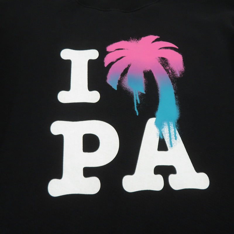 Palm Angels | パームエンジェルス 23FW スウェット PMBA026S23FLE002 ブラック サイズ：L【瀬戸大橋店】