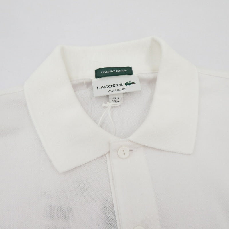 LACOSTE | ラコステ × BEAMS ヘビーカノコ ポロシャツ 11-02-0598-462 ホワイト サイズ：2【瀬戸大橋店】