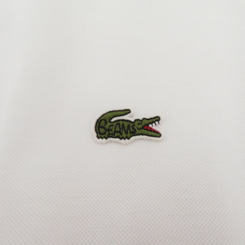 LACOSTE | ラコステ × BEAMS ヘビーカノコ ポロシャツ 11-02-0598-462 ホワイト サイズ：2【瀬戸大橋店】