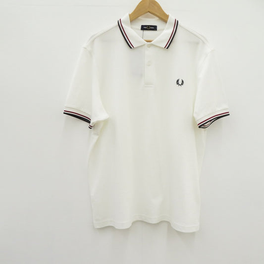 FRED PERRY | フレッドペリー ポロシャツ M3600 ホワイト サイズ：XL【瀬戸大橋店】