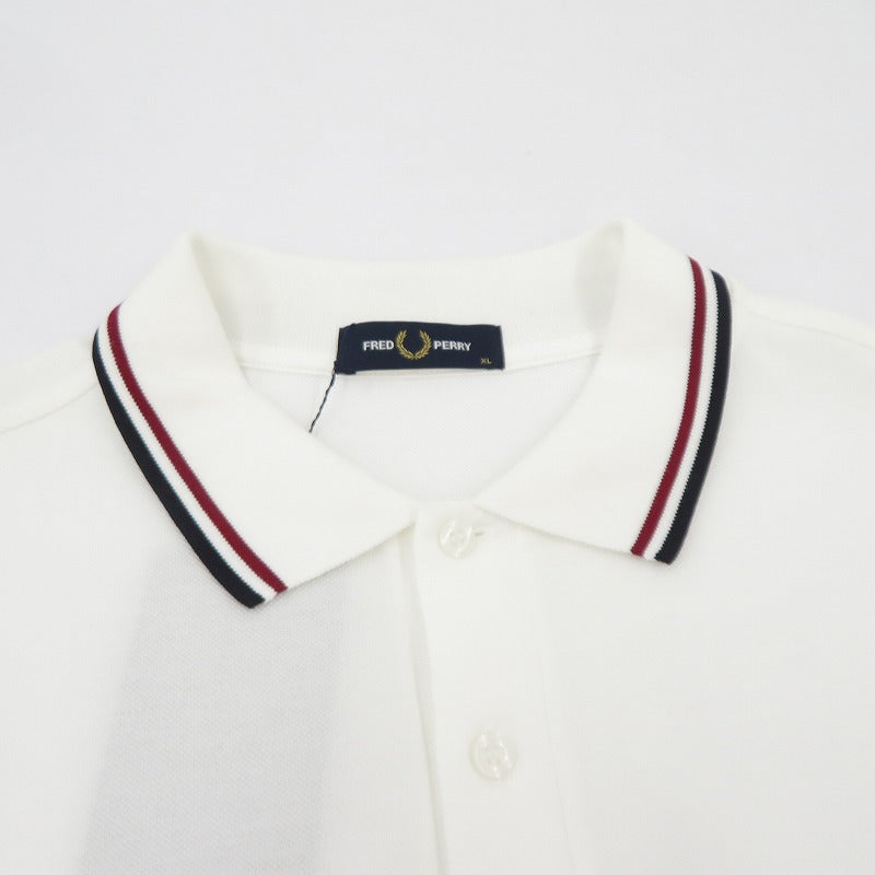 FRED PERRY | フレッドペリー ポロシャツ M3600 ホワイト サイズ：XL【瀬戸大橋店】