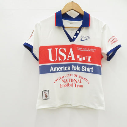 NIKE | ナイキ ×V.A.A. ウィメンズ ショートスリーブ ポロ ポロシャツ IM3986-100 ホワイト サイズ：L【瀬戸大橋店】