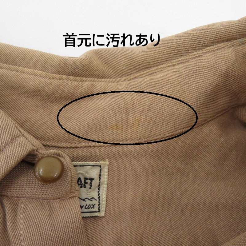 TOWN CRAFT | タウンクラフト 40S 長袖シャツ ブラウン サイズ：不明【瀬戸大橋店】