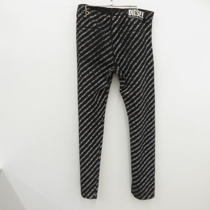 DIESEL | ディーゼル D-MACS-SP 総柄 パンツ 00SEAE ブラック サイズ：32【瀬戸大橋店】