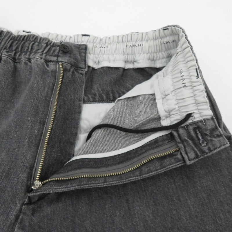 FARAH Easy Wide Tapered Denim Pants イージーパンツ パンツ FR0403-M4014 グレー サイズ：M【瀬戸大橋店】