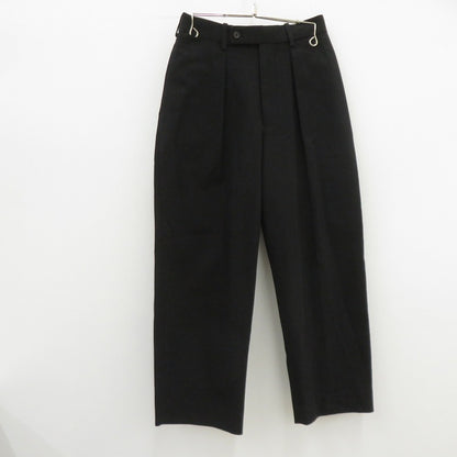 markaware | マーカウェア オーガニックコットン サバイバルクロス クラシック フィット トラウザーズ パンツ A24A-04PT03C ブラック サイズ：1【瀬戸大橋店】