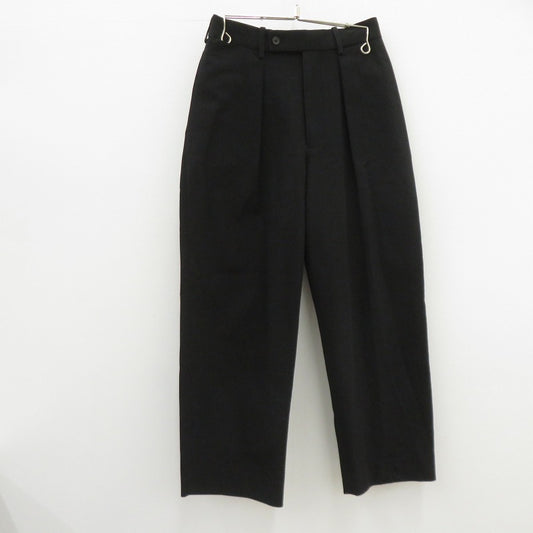 markaware | マーカウェア オーガニックコットン サバイバルクロス クラシック フィット トラウザーズ パンツ A24A-04PT03C ブラック サイズ：1【瀬戸大橋店】
