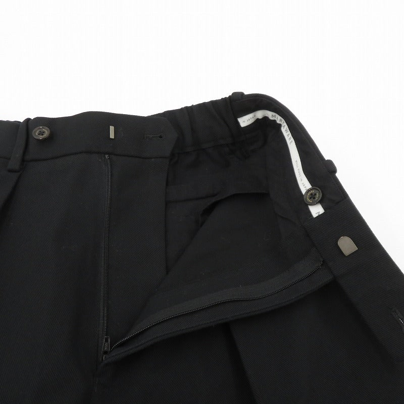 markaware | マーカウェア オーガニックコットン サバイバルクロス クラシック フィット トラウザーズ パンツ A24A-04PT03C ブラック サイズ：1【瀬戸大橋店】
