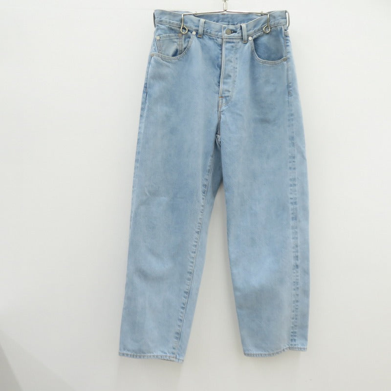 markaware | マーカウェア WORKER STRAIGHT 5POCKETS デニムパンツ A22B-09PT11C ブルー サイズ：1【瀬戸大橋店】