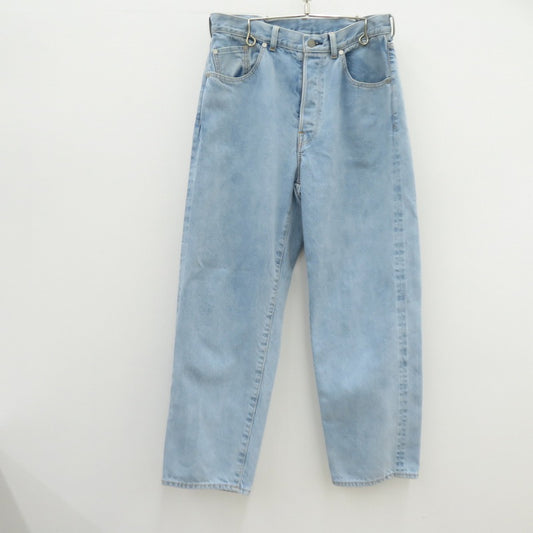markaware | マーカウェア WORKER STRAIGHT 5POCKETS デニムパンツ A22B-09PT11C ブルー サイズ：1【瀬戸大橋店】